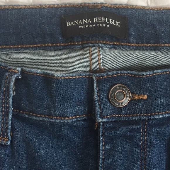 NWOT Banana Republic stretch ripped skinny jeans - Picture 2 of 4